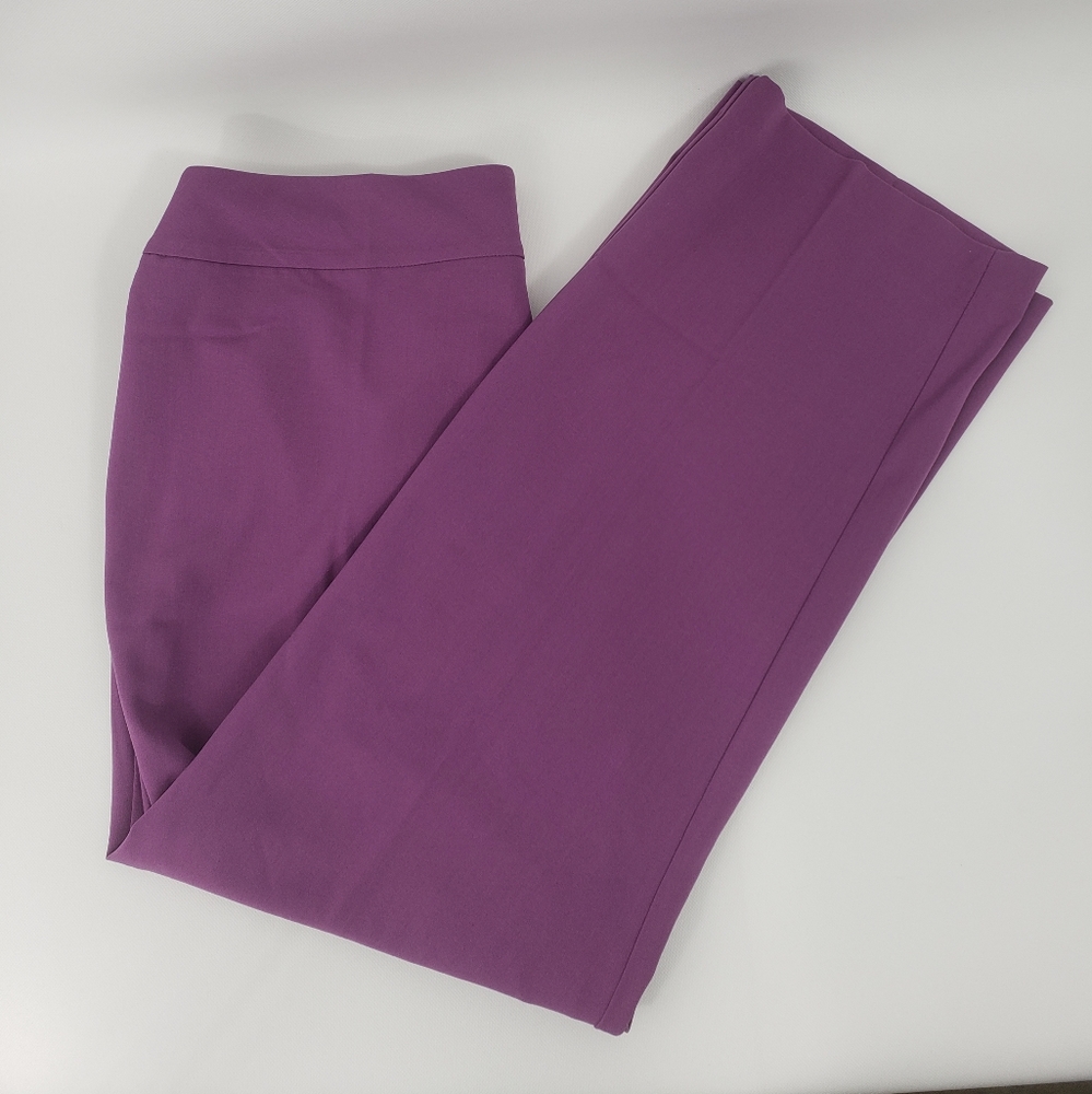Roz and Ali Purple Trousers Size 20W NWT